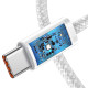 Кабель Baseus Dynamic Series USB Type-C to USB Type-C PD 100W E-marker 1m white (CALD000202)