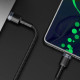 Кабель Baseus Cafule USB Type-C to USB Type-C PD FC 100W 2м grey (CATKLF-BLG1)
