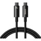 Кабель Baseus Tungsten Gold USB Type-C to USB Type-C PD3.1 240W 5A E-maker 2м black (CB000038)