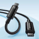 Кабель Baseus Tungsten Gold USB Type-C to USB Type-C PD3.1 240W 5A E-maker 2м black (CB000038)