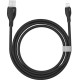 Кабель Baseus Pudding Series USB-A to Lightning TPE Fast Charging 2.4A 1.2m black (CB000052)