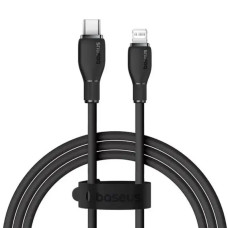 Кабель Baseus Pudding Series TPE USB Type-C to Lightning 20W 5A 1.2m чорний (CB000053)