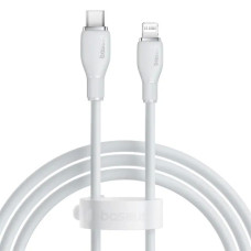 Кабель Baseus Pudding Series TPE USB Type-C to Lightning 20W 5A 1.2m білий (CB000053)