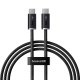 Кабель Baseus Dynamic 3 Series USB Type-C to USB Type-C PD 100W E-marker 1m black (CB000076)