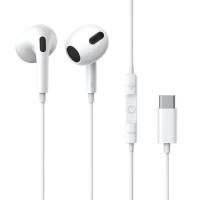 Навушники Baseus Wired Earphone Encok C17 Type-C white (NGCR010002)