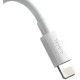 Кабель Baseus Simple Wisdom Data Cable Kit USB to Lightning (набір 2 шт) 2.4A 1.5 m White (TZCALZJ-02)