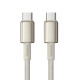 Кабель Baseus Tungsten Gold USB Type-C to USB Type-C PD 100W E-marker 2м gold (P10319800G21-01)