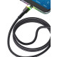 Кабель Essager USB-A TO Micro Fast Charging 2.4A RGB-індикатор 2м чорний