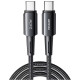 Кабель Essager USB Type-C to USB Type-C PD3.1 240W 5A 1м чорний (ES-X16)