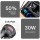Автомобільний зарядний пристрій Essager Gyro Mini Car Charger 30W Blue (ES-CC07)