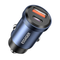 Автомобільний зарядний пристрій Essager Gyro Mini Car Charger 30W Blue (ES-CC07)