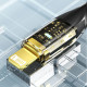 Кабель Essager Transparent Data Cable USB Type-C to Lightning 29W 3A 2m black