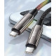 Кабель Toocki USB Type-C to USB Type-C PD3.1 240W 2м чорний (TQ-X80)