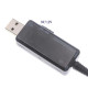 Кабель для роутера USB-DC з перемикачем 9V-12V 5.5-2.1 + 3.5-1.35мм