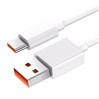 Кабель для швидкої зарядки Xiaomi Cable USB-A to USB Type-C 6A 120W 1м білий