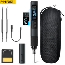 Портативний професійний смарт паяльник Fnirsi HS-02B black 100W із 3 жалами