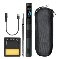 Портативний професійний смарт паяльник Fnirsi HS-02B black 100W