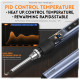 Портативний професійний смарт паяльник Fnirsi HS01-BC2 Black 65Вт + GaN 65W