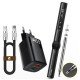 Портативний професійний смарт паяльник Fnirsi HS01-BC2 Black 65Вт + GaN 65W