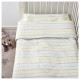 Комплект дитячої постільної білизни Ikea Drömland 110x125 см 35x55 см  сірий (203.196.67)