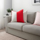 Чохол для подушки Ikea Malinmaria 50x50 см червоний-білий (204.262.57)